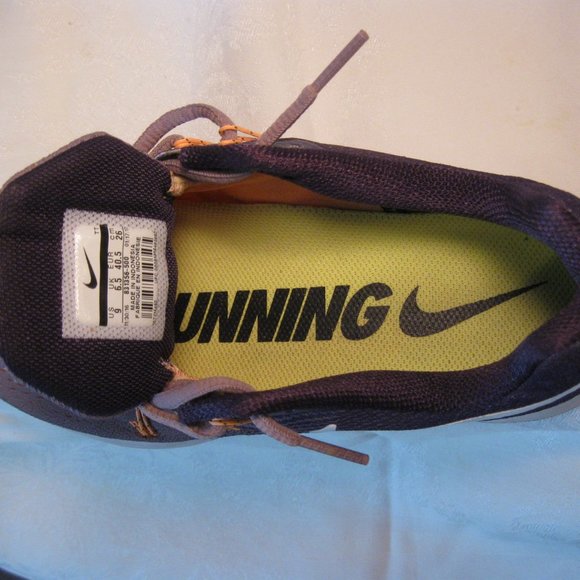 NIKE - Zoom Pegasus 33 Running Shoes US 9 - Purple/Tangerine 831356-500 - Picture 7 of 8